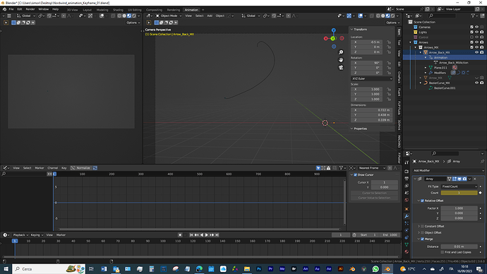 Use array modifier to keyframe - Animation and Rigging - Blender ...