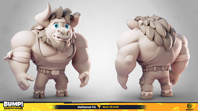 Minitaur Rambo_Artstation_Sculpt_01