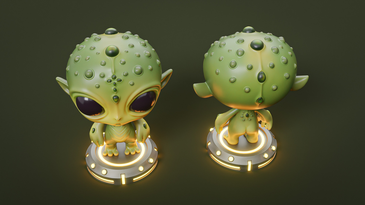 Alien | 3D printing - Finished Projects - Blender Artists Community