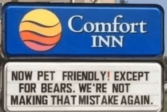 No Bears