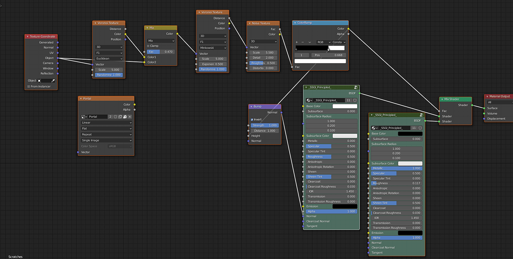 Does anybody know how to use UVs and shader nodes at the same time ...