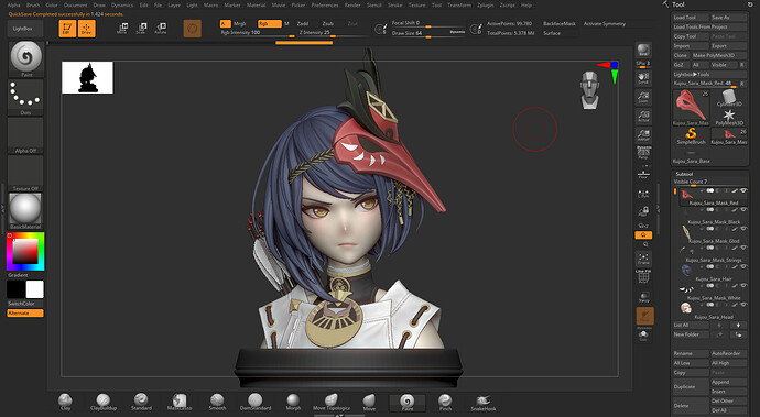SS Kujou Sara Zbrush