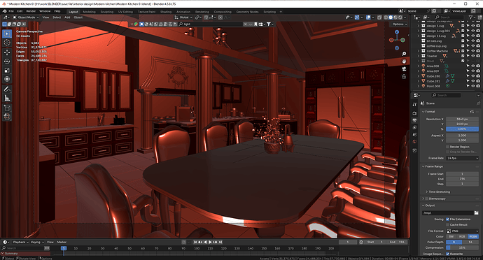 modern & victorian kitchen solid version