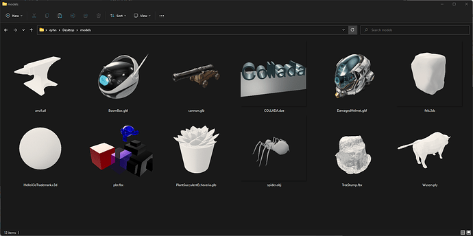 Blender not showing thumbnail for FBX, OBJ or Dae files - Basics ...