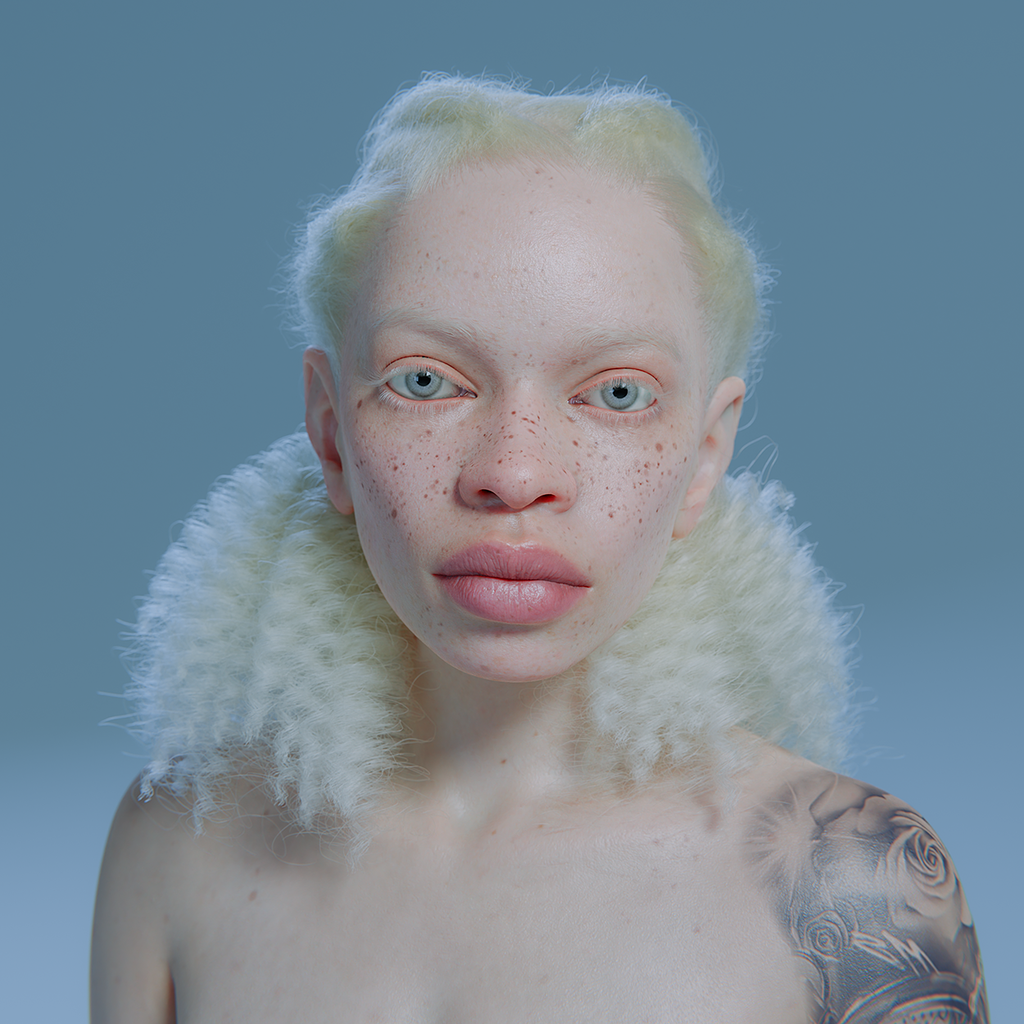 Hyper realistic Albino character Finished Projects Blender Artists