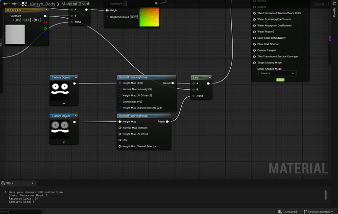 How to re-create bump node in unreal engine? - #5 by wolv33 - Materials ...
