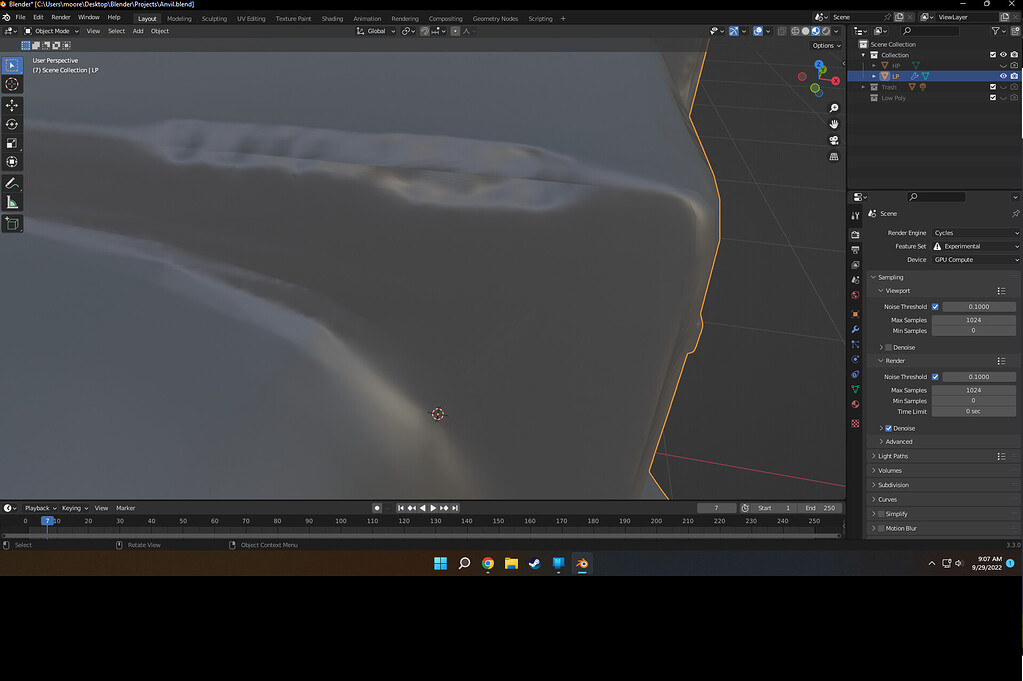 Baking normal map help? Idk why getting those transparent spots in the uv  editor when trying to bake. Doing blender guru anvil tutorial :  r/blenderhelp