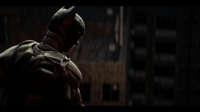 The Dark Knight in Gotham - Finished Projects - Blender Artists Community