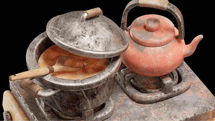 GrandmasKitchenStove_Detail_Pot_Kettle 1