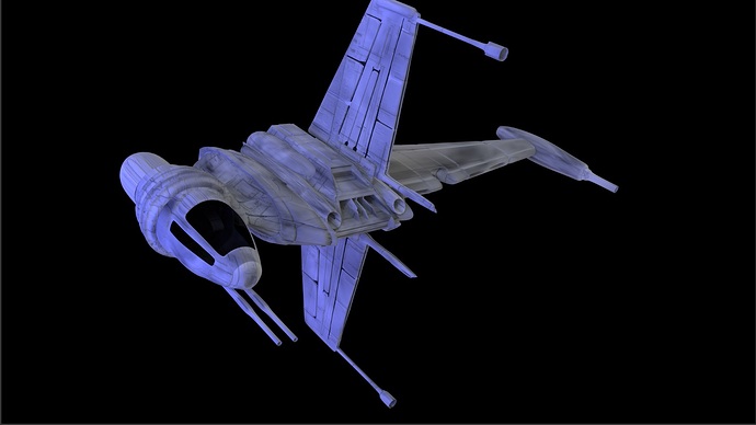 Star Wars B-wing fighter - Works in Progress - Blender Artists Community