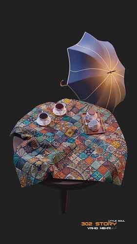 Umbrella_Tea Set