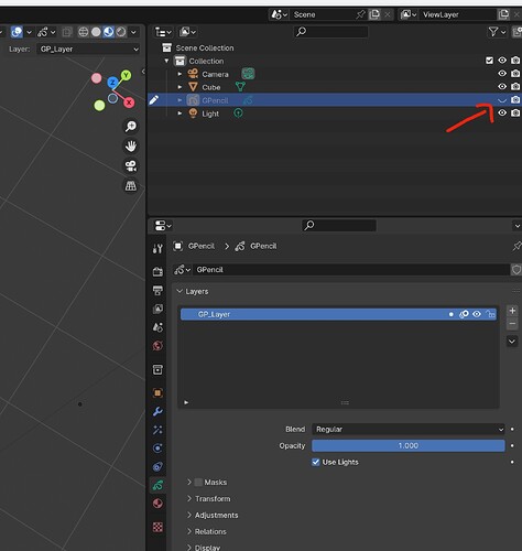 Display GP on render - not in solid viewport - Basics & Interface ...