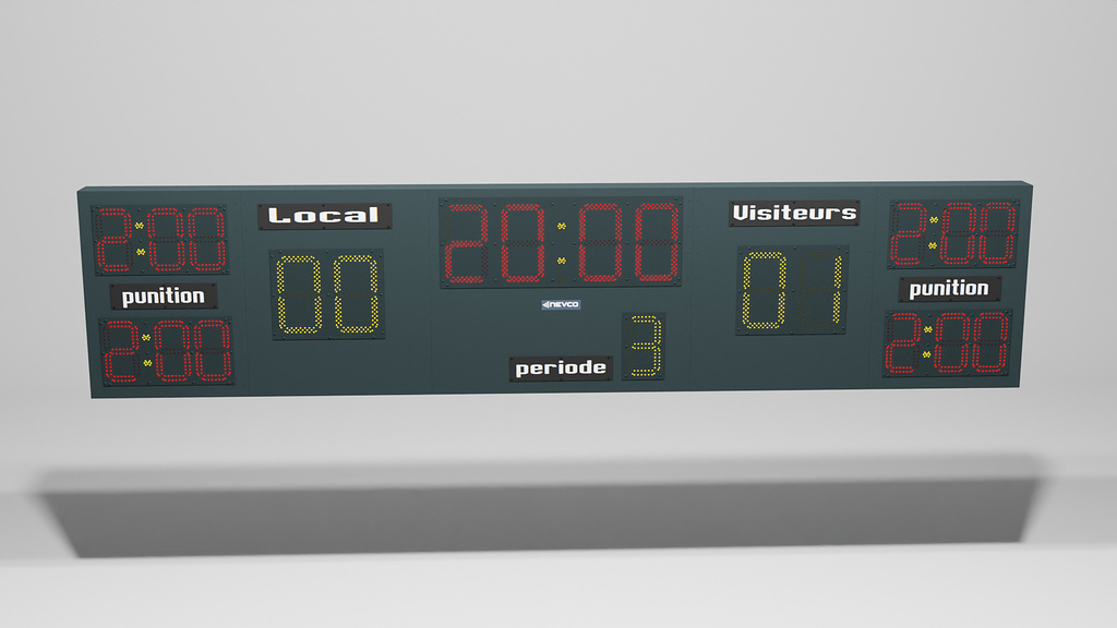Scoreboard Rigging Animate a scoreboard with 7 segments digits - Animation and Rigging ...