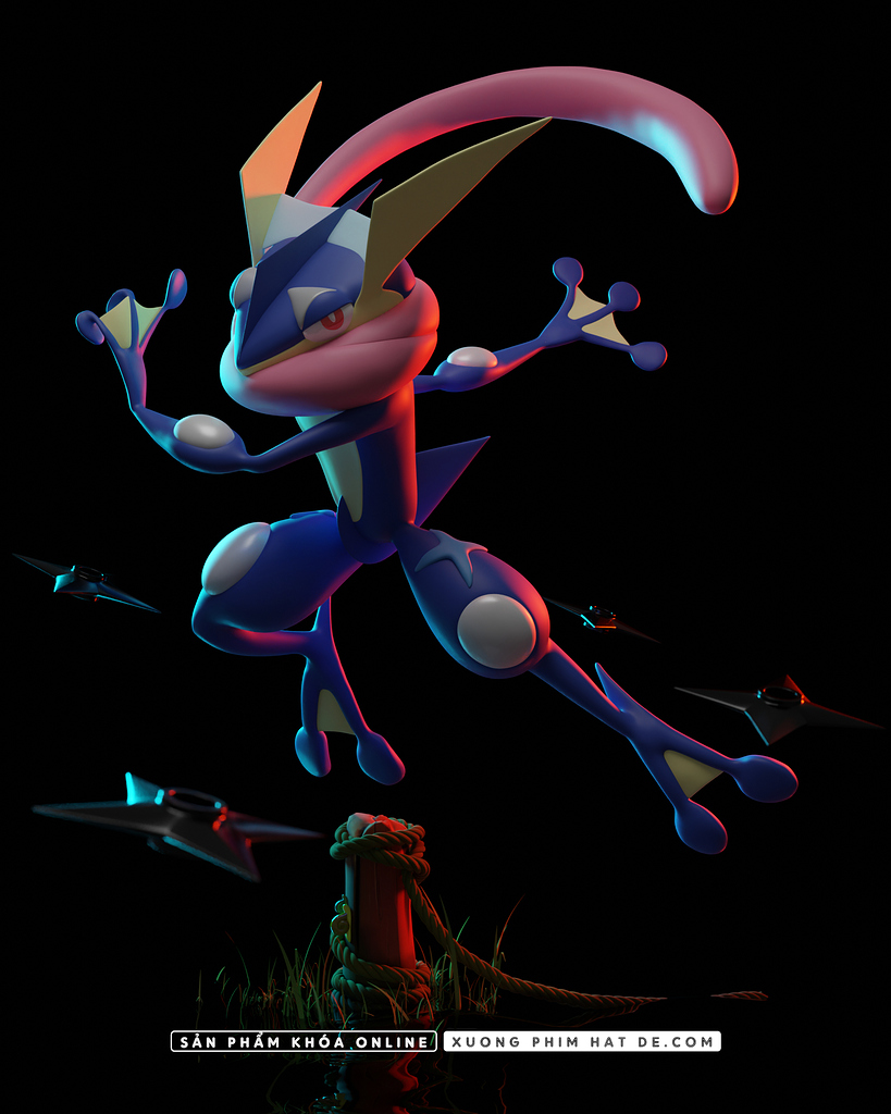 Greninja (Pokémon) - Finished Projects - Blender Artists Community