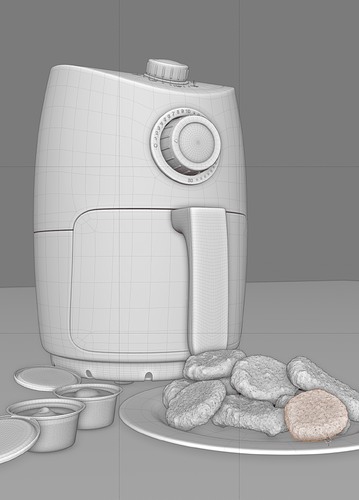 Air Fryer_Wireframe