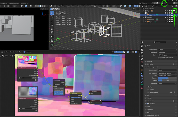 Applying kuwahara filter on the background and not the main object ...