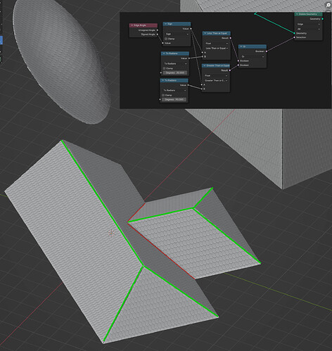 Geometry nodes select edge by angle - Modeling - Blender Artists Community