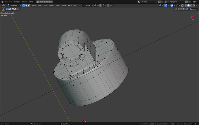 Nozzle 2 - Wireframe