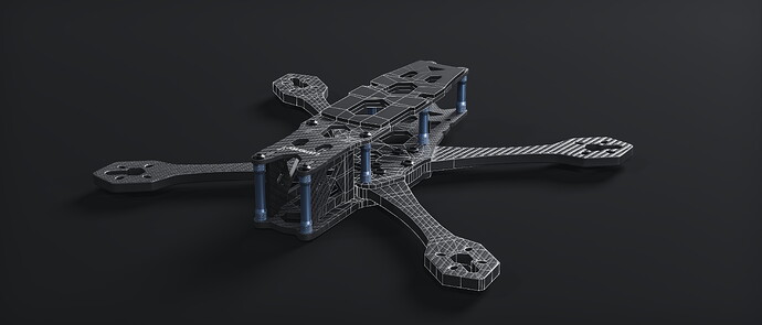 Drone Wireframe edited