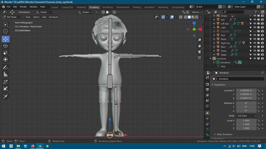 Unable to see bones In Pose Mode? - and - Blender Artists Community