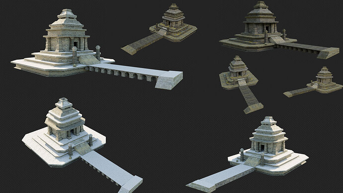 Temple-model