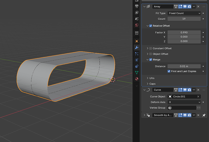 Why does my mesh rotate when using Curve modifier with Array modifier ...