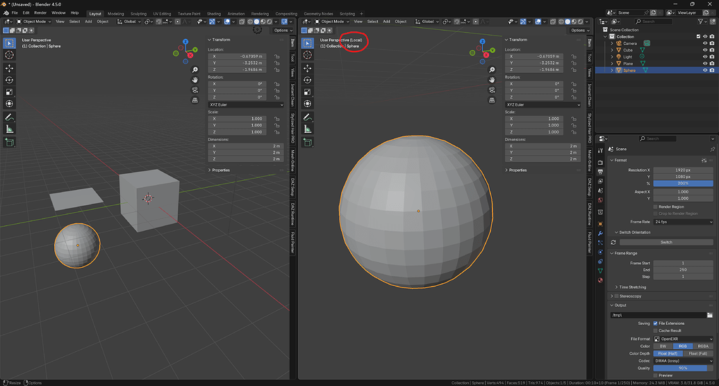 Some objects not showing on a one of the viewports - Basics & Interface ...