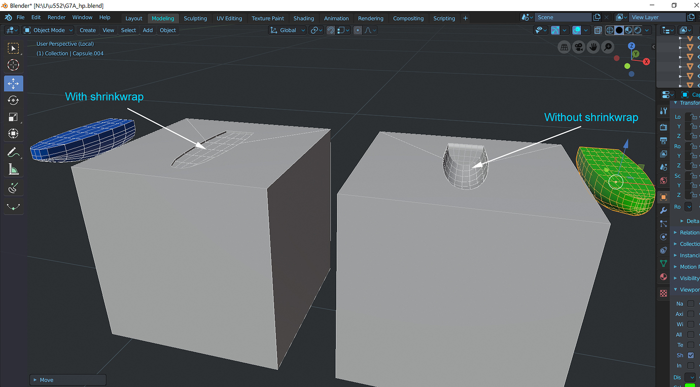 The shrinkwrap modifier lead to many issues - Modeling - Blender ...