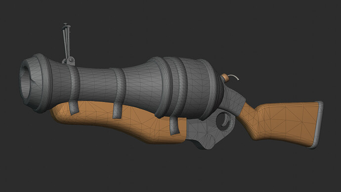 loose cannon wip 6 lowpoly