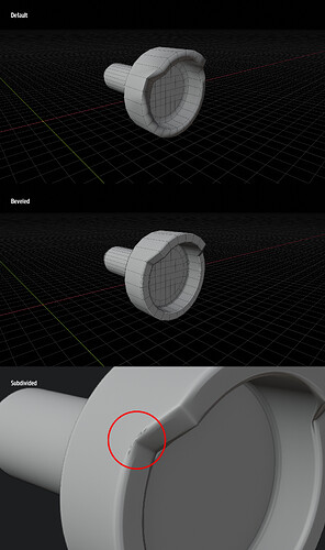 Problem using Bevel and Subdivision Workflow - Modeling - Blender ...