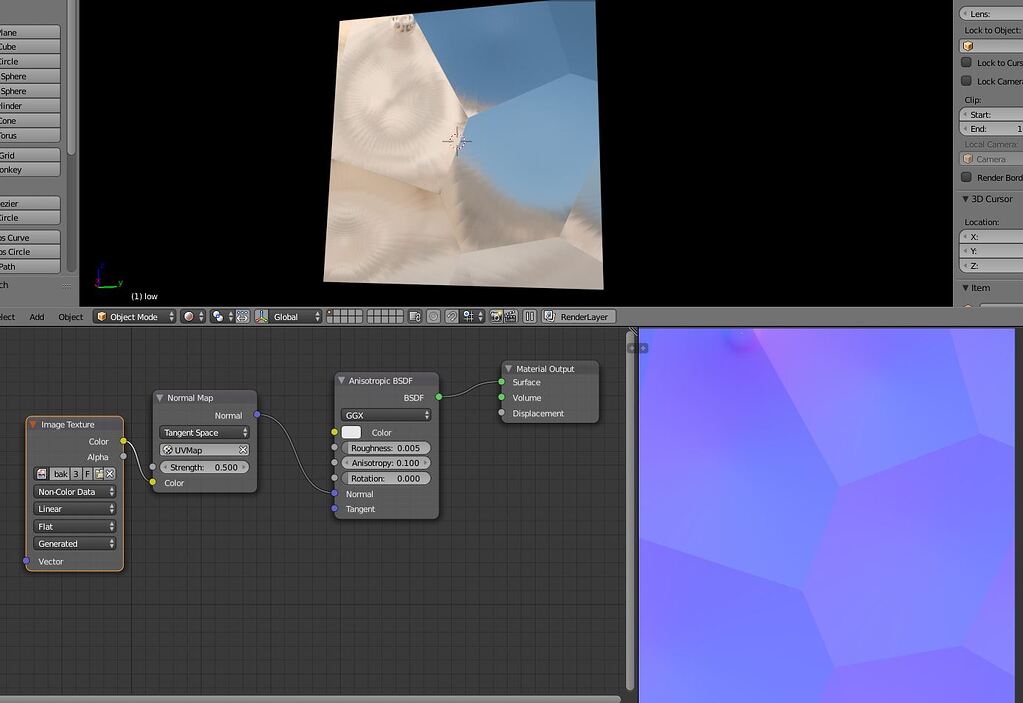 normal map on glossy shader - Materials and Textures - Blender Artists ...