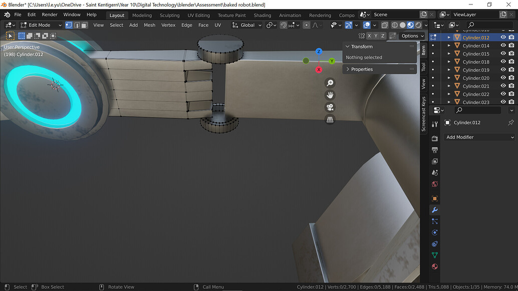 Object disappears when tab into edit mode from object mode - Modeling ...
