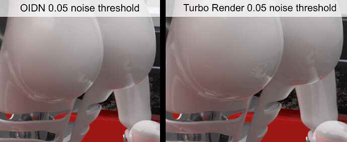 oidn vs turbo render sneak peak