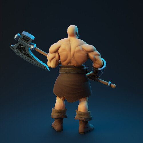 Viking with axe Cycle 2160x2160-3