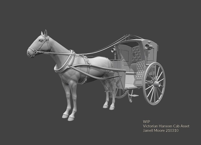 211003-Victorian-Hansom-Cab-Asset-WIP-Solid-by-Jamell-Moore