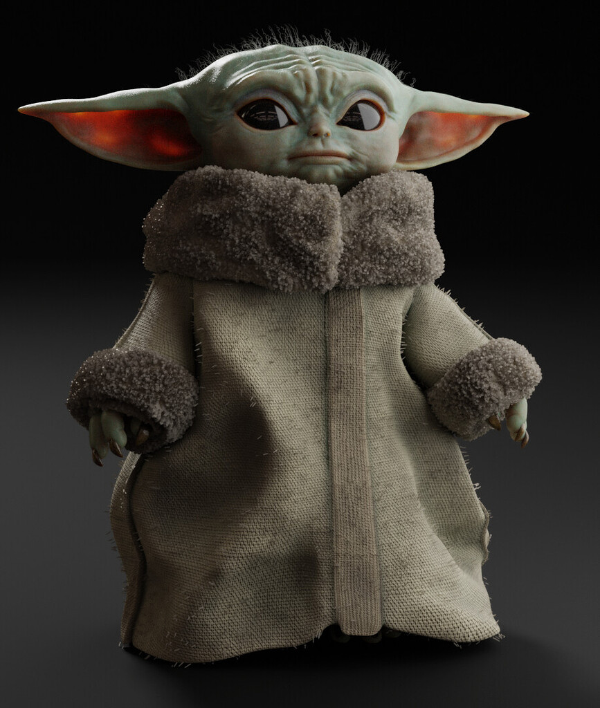 Baby Yoda - Finished Projects - Blender Artists Community