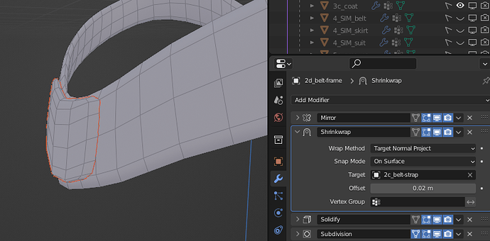 'cascading' shrinkwrapping - Modeling - Blender Artists Community