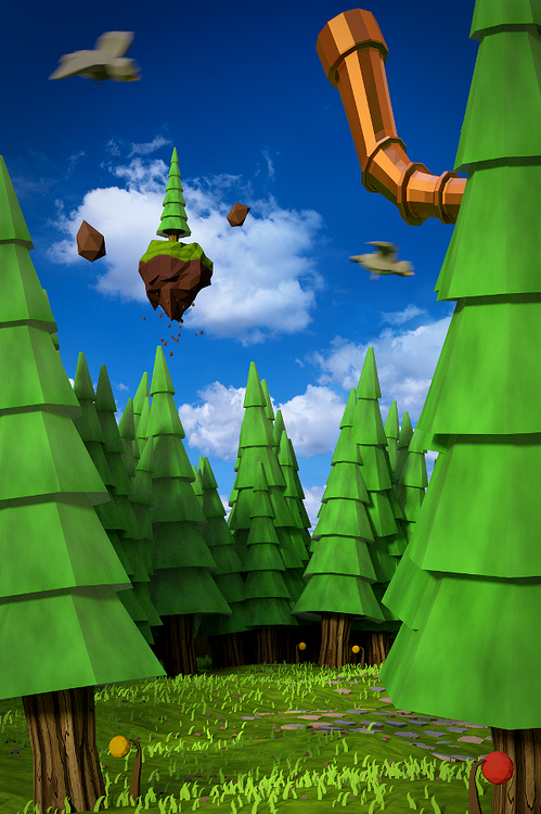 Low Poly scene - Finished Projects - Blender Artists Community