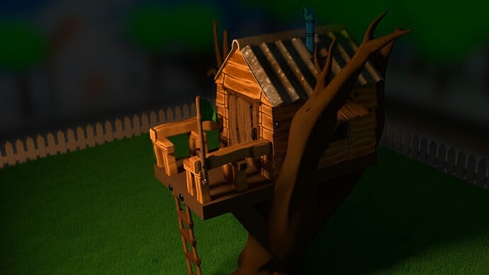 Tree House - Finished Projects - Blender Artists Community