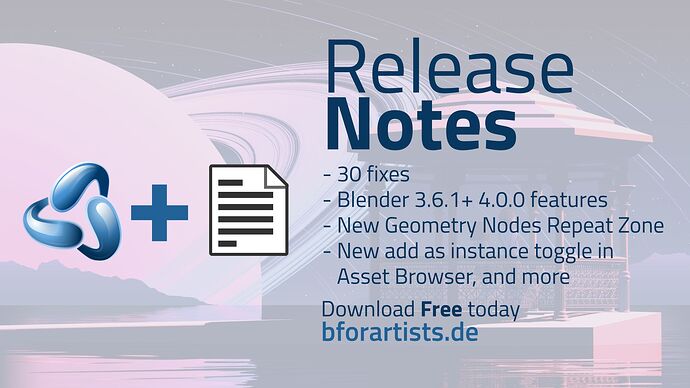 Release Notes - Bforartists3 - Official Release 3.6.1