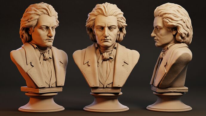 Ludwig van Beethoven Sculpt 43