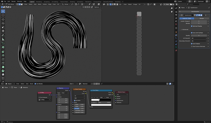 Manipulating speed lines in shaders - Materials and Textures - Blender ...