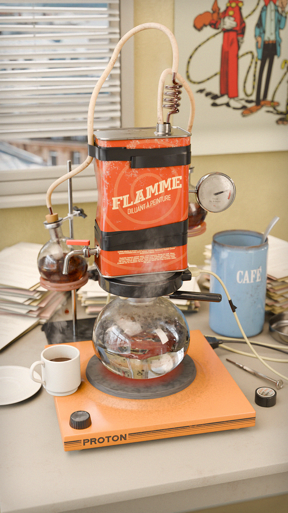 Gaston Lagaffe Coffee Machine