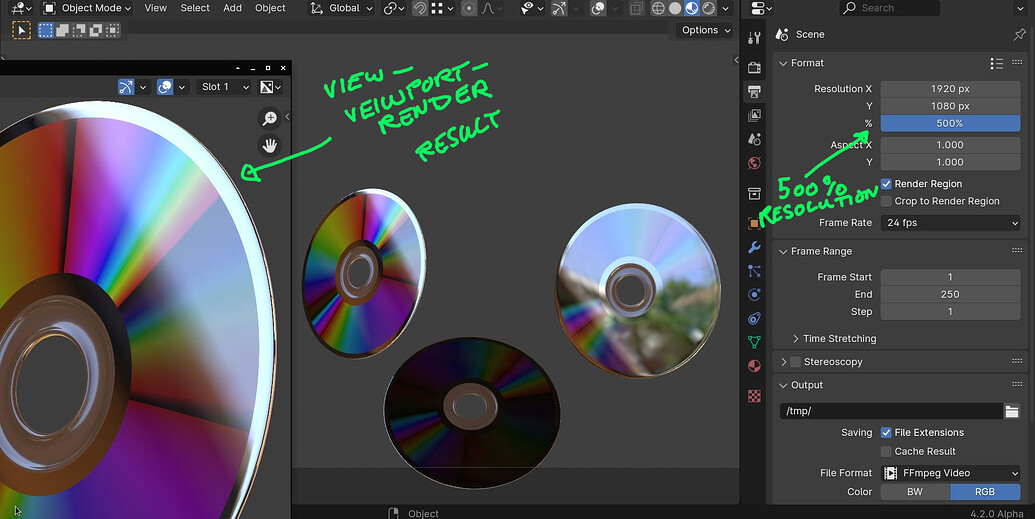 Resolution i viewport render - Basics & Interface - Blender Artists ...