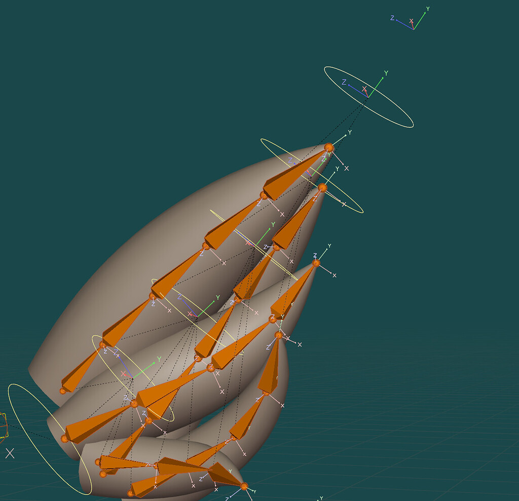 3d Ear Rigging Need help with rigging hair inside the ear so that it moves with the ...