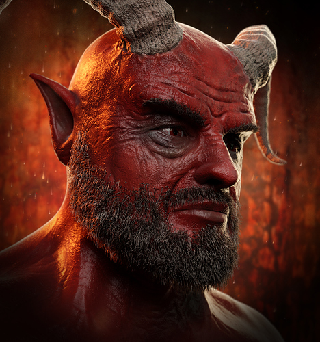 Old Demon Finished Projects Blender Artists Community