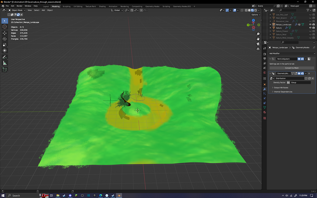Glitched texture with geometry nodes - Materials and Textures - Blender ...