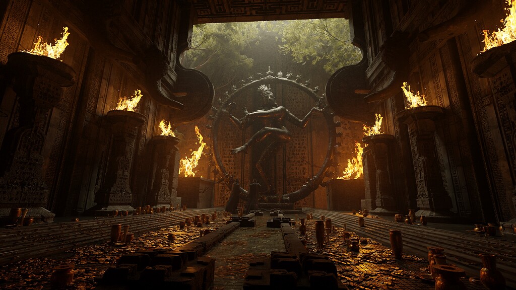 Crete Shrine Springsource The Divine Source - Finished Projects - Blender Artists Community