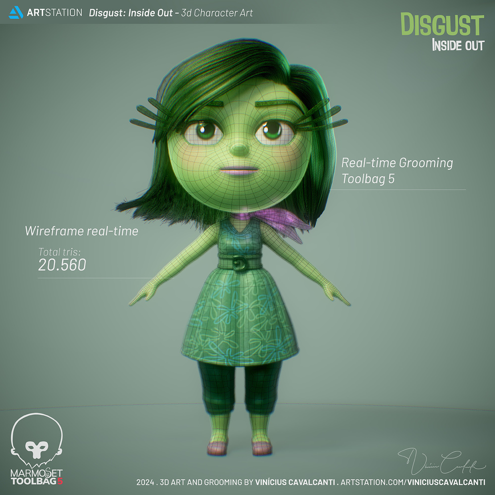 disgust-inside-out-character-art-finished-projects-blender