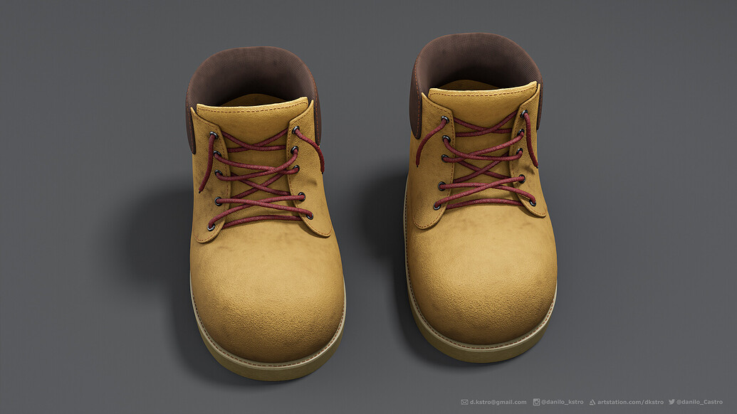 Stylized Boot - Finished Projects - Blender Artists Community